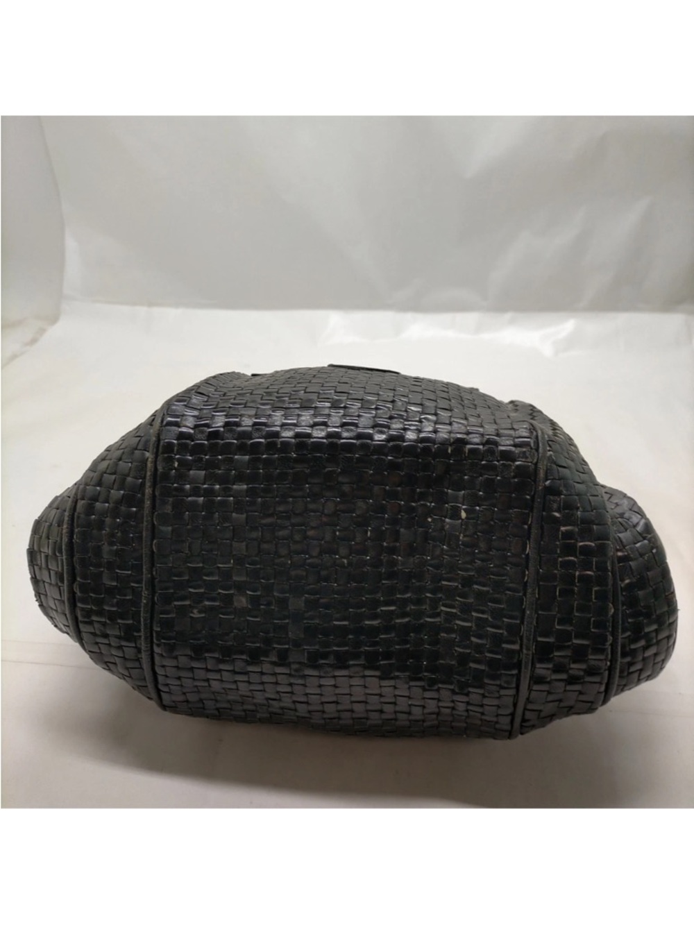 Fendi Black Woven Leather Satchel Handbag - Picture 5 of 9